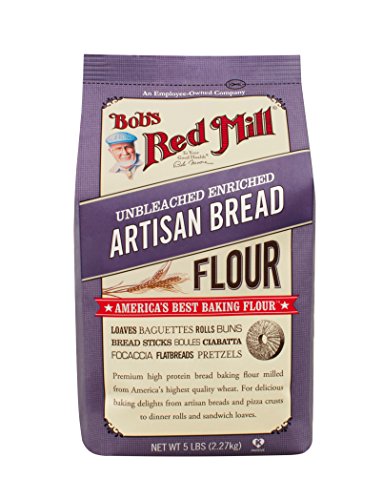 Bobs Red Mill Artisan Bread Flour, 80 Ounces, Model 039978002365, Pack of 1