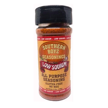 Southern Boyz Low Sodium All Purpose Cajun Creole Seasoning, 5.6 Ounce Shaker (No Msg Blend)