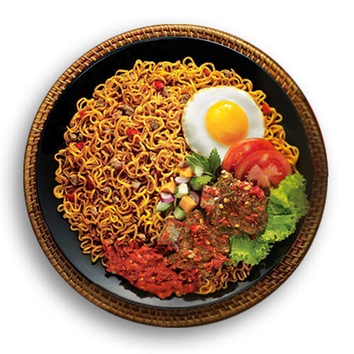 Indomie Mi Goreng Instant Stir Fry Ramen Noodles, Halal Certified, Hot & Spicy Flavor (20-Pack)