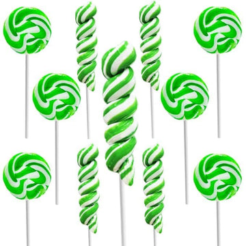 Fruidles St. Patrick's Day Swirl Variety Lollipops, Party Favor Box, Individually Wrapped (144-Pack)