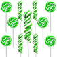 Fruidles St. Patrick's Day Swirl Variety Lollipops, Party Favor Box, Individually Wrapped (24-Pack)