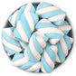 The Hampton Candy Company Blue & White Marshmallow Twists, 8.8 Oz. Bag, Blue Candy, Bulk Marshmallows