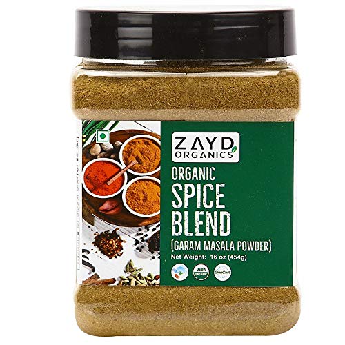 Zayd Organic Garam Masala Powder 16Oz (454G) Indian Spice Blend