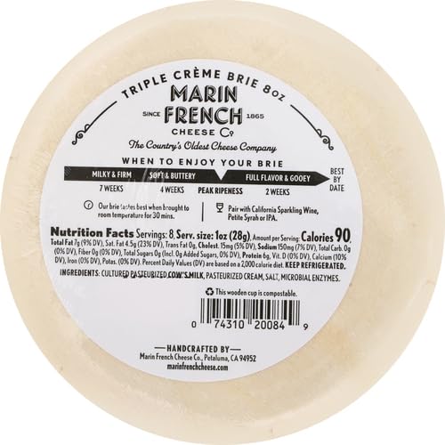 Marin French Triple Creme Brie, 8 Oz