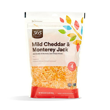 365 Everyday Value, Ched/Jack Fancy Shred Blend rBGH Free, 16 oz