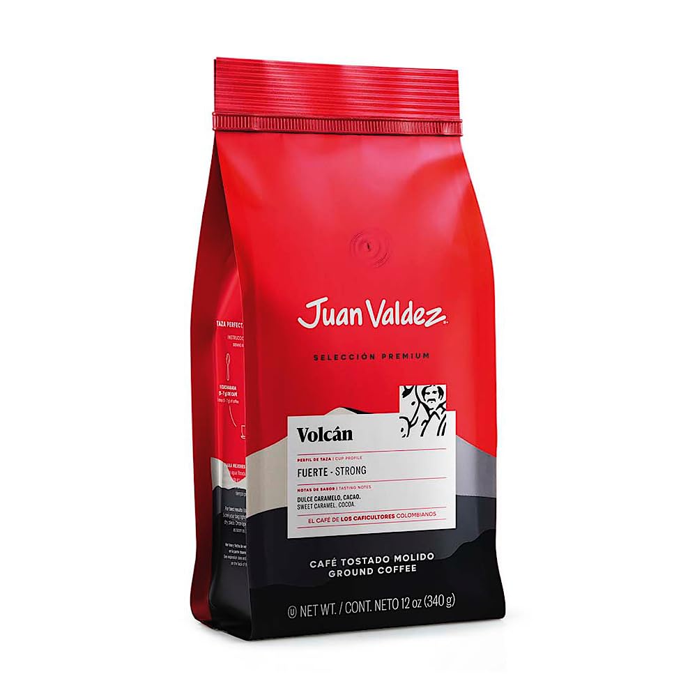 Juan Valdez Dark Roast Coffee - 100% Colombian Arabica Beans - 12 oz Pack