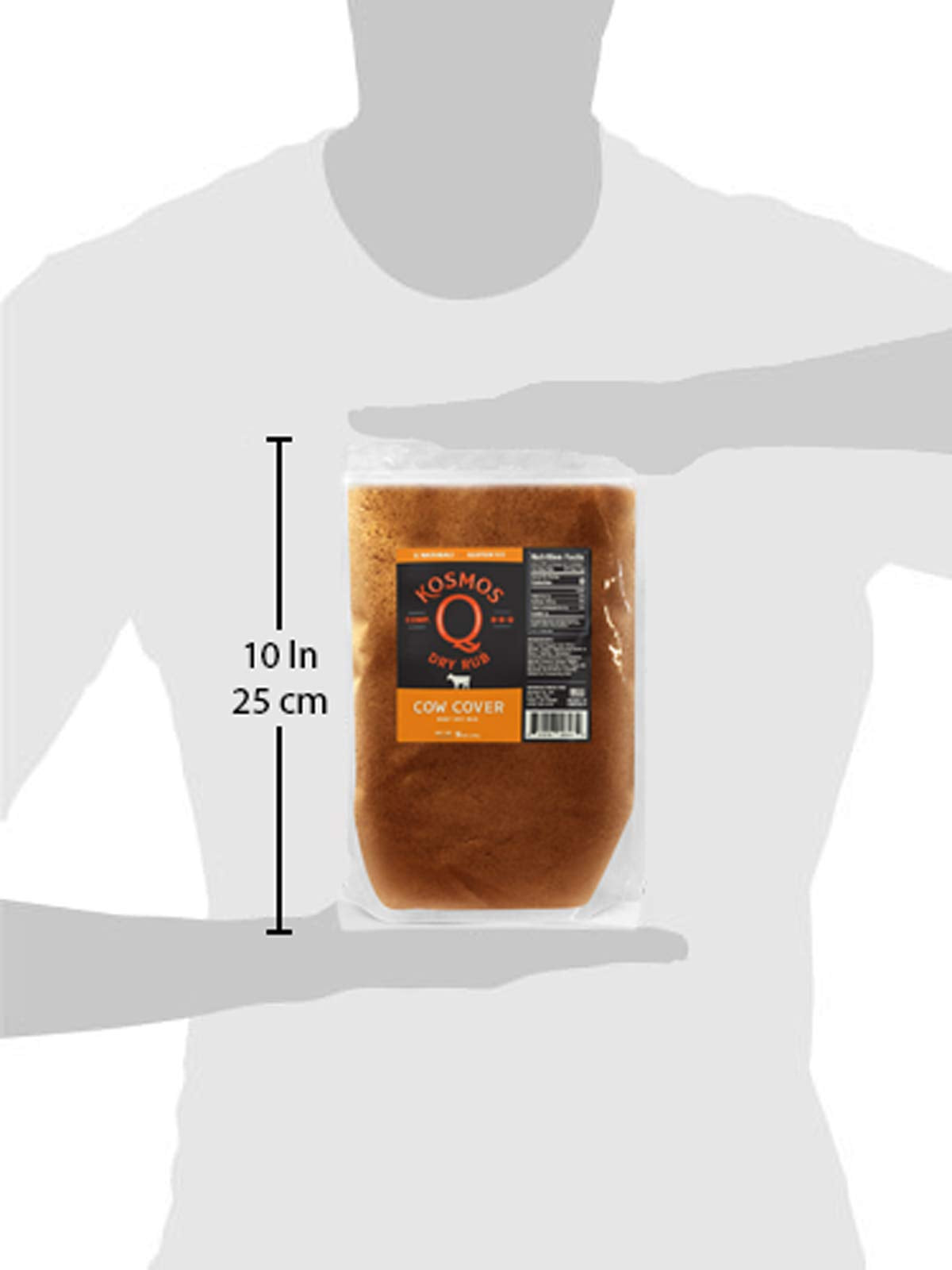 Kosmos Q Hot Cow Cover Bbq Rub, 16 Oz