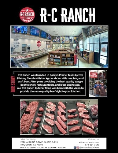 R-C Ranch - Premium Wagyu Ground Beef - 10/1Lb Packs - Great For Grilling Burgers! - All Natural, No Hormones