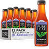 Pure Leaf Iced Tea, Blackberry, 18.5 Fl Oz Bottles (Pack Of 12)