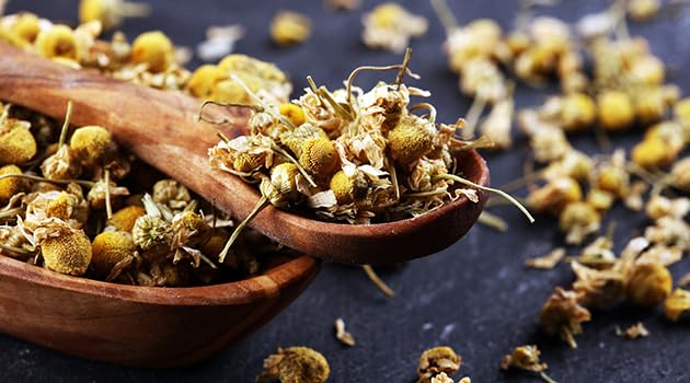 Silk Road Teas Organic Chamomile Flower Herbal Tea, Caffeine Free, 15 Tea Bags, 1 Count