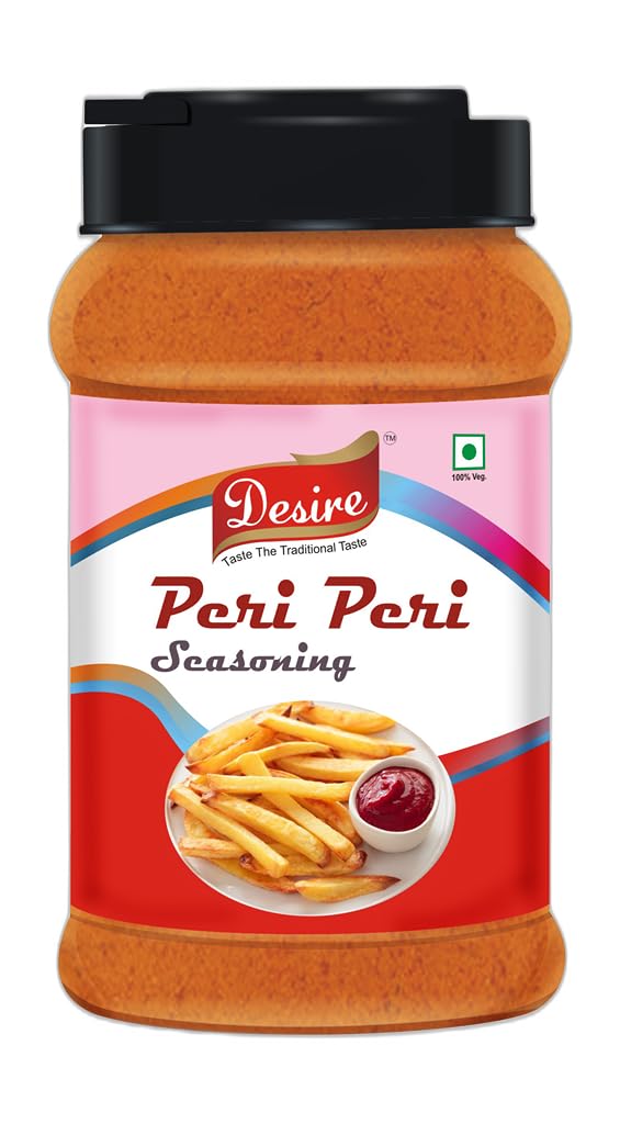 Desire Peri Peri Masala 400 Gram in Jar |Spices Mix for Multi Purpose Seasoning