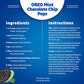 OREO Mint Creme Chocolate Sandwich Cookies, Family Size, 12 - 20 oz Packs