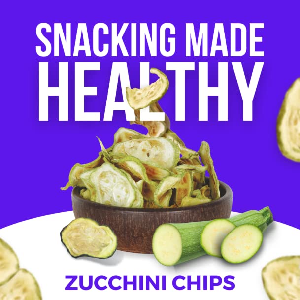 Baked Zucchini Chips, Oven Baked No Oil Added, Vegetable Crisps, No Sugar Added Gluten Free Healthy Snack, Vegan, Veggie Snack P