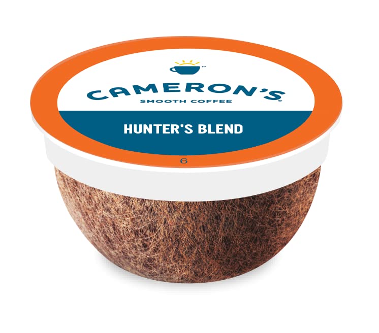 Cameron s Coffee Hunter s Blend Single-Serve Coffee Pods, Medium Roast, 100% Arabica, 72-Count, (Pack of 1)
