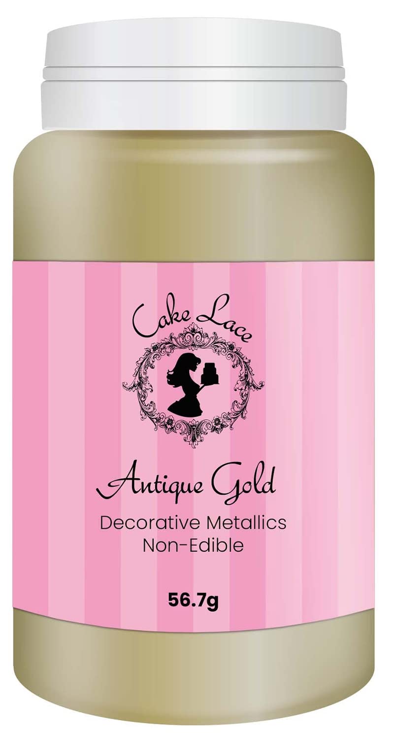 Cake Craft Group Luster Dust, Metallics, 56.7g, Antique Gold