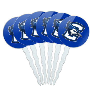 Creighton University Primary Logo Cupcake Picks Toppers Decoration Set of 6