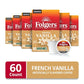Folgers French Vanilla Artificially Flavored Coffee  Keurig K-Cup pods  10 Count Box (Pack of 6)