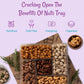 Nuts Gift Basket Variety Roasted Salted Nuts Holiday Gift Basket 5 Section Nuts - By Oh Nuts