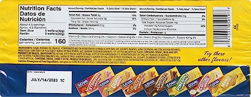Goya Foods Vanilla Wafers  4.94 Ounce (Pack of 24)