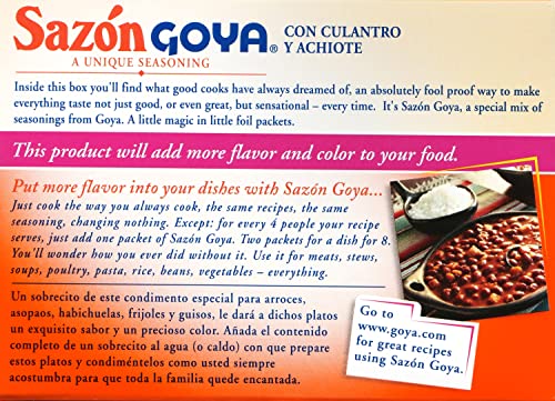 Goya Foods Saz  N Seasoning With Coriander & Annatto, 1.41 Ounce (Pack Of 36)