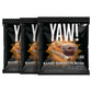 YAW! Baked Baguette Bites, Bold BBQ Flavor, Non-GMO, 9oz, Orange-Red