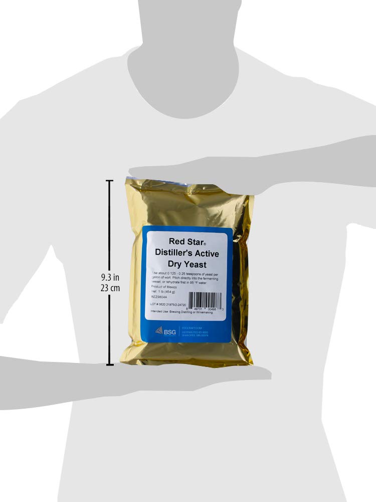 Red Star DADY 1 Lb. Distiller's Yeast-2 Packs