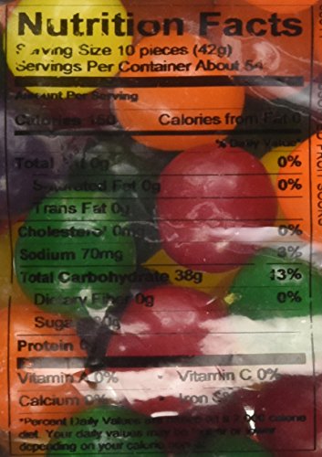 Sweets Fruit Flavored Soft Sour Balls 5Lb Bag (Assorted)