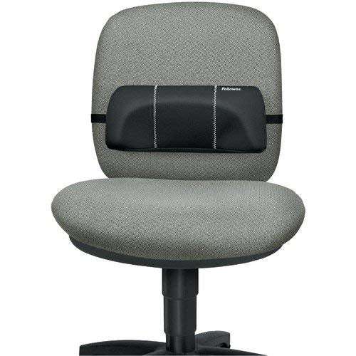 Fellowes 9190701 Lumbar Back Support, 12W X 3125D X 5187H, Black
