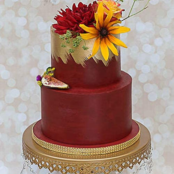 Luster Dust - Metallic Maroon (4g 1x Pump) | Edible Vegan Dust & Paint for Cake Decorating, Ice Cream, Desserts, Cocktails and B