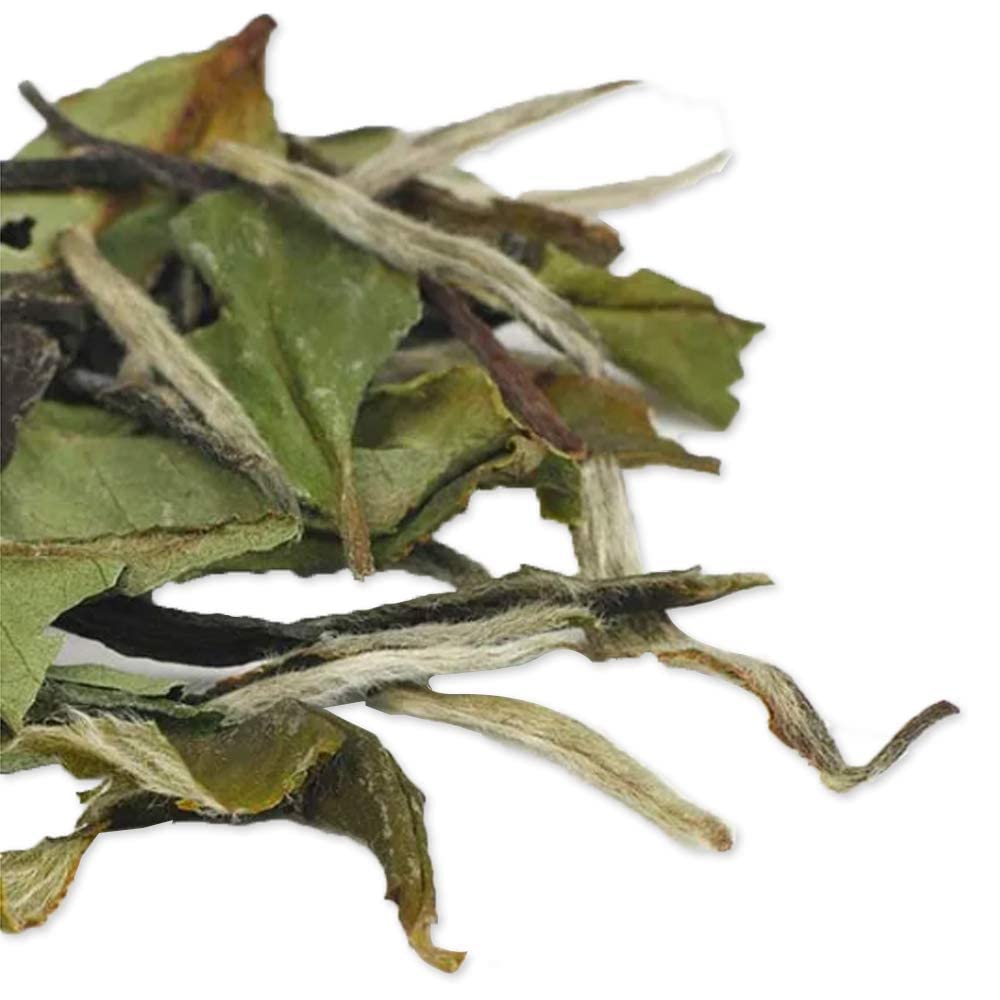Tian Hu Shan Enhanced White Tea Loose Leaf, Original Bai Mu Dan With A Light & Fresh Delicate Flavor, Low Caffeine, Hot & Cold Brew 4 Ounce (Pack Of 1)