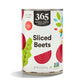 365 By Whole Foods Market, No Salt Added Sliced Beets, 15 Ounce