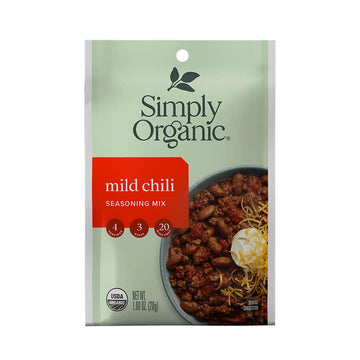 Simply Organic Mild Chili, Certified Organic | 1 oz