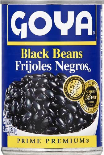 Goya Black Bean, 15.5000-Ounce (Pack of 12)