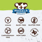 Mooala Organic Vanilla Bean Almond Milk Unsweetened 32 fl oz (Pack of 6) - Shelf-Stable, Lactose Free, Gluten-Free, Vegan, No Ad