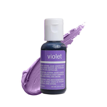 Chefmaster Violet Liqua-Gel Food Coloring | Vibrant Color | Professional-Grade Dye For Icing  Frosting  Fondant | Baking & Decorating | Fade-Resistant | Easy-To-Use | Made In Usa | 0.70 Oz