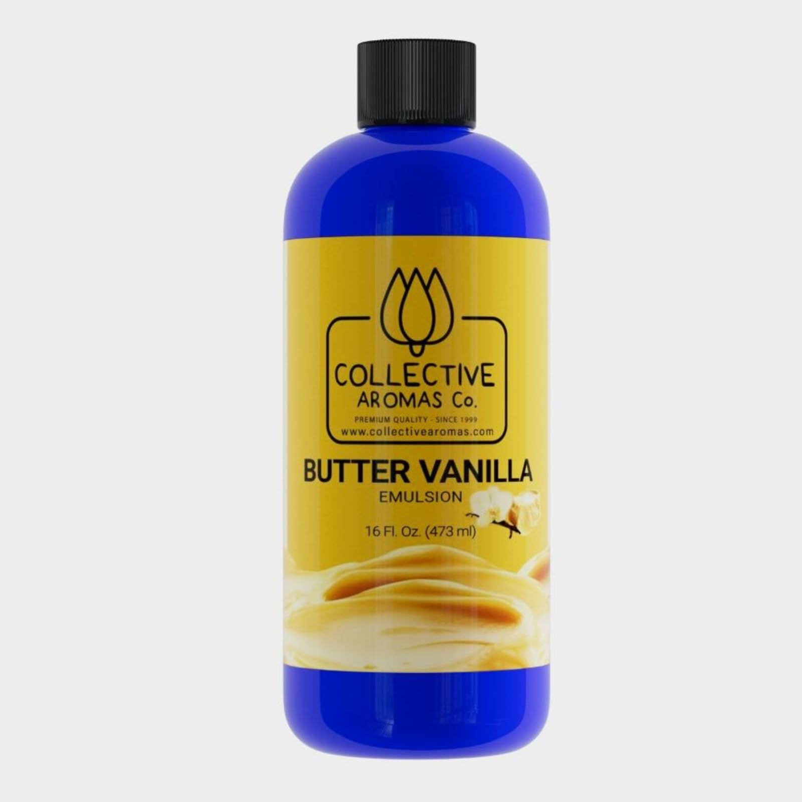 THE HONEST PRICE STORE Butter Vanilla Emulsion for Baking - 16 fl oz, Natural Flavoring Blend for Cookies, Cakes & More