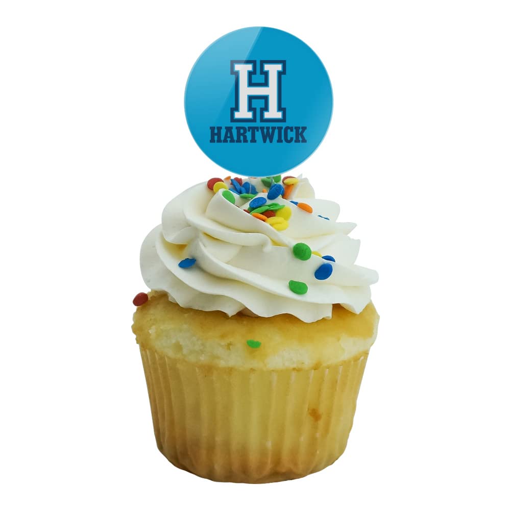 Hartwick College Secondary Logo Cupcake Picks Toppers Decoration Set Of 6
