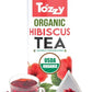 Tozzy Usda Organic Hibiscus Tea Bags | 3G X 42 Count (Large Pyramid Tea Bags) | Rich Concentration | Pure Plant-Based Ingredient