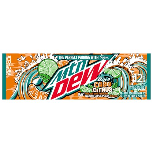Mtn Dew Baja Cabo Citrus Lto 12Oz12Pk