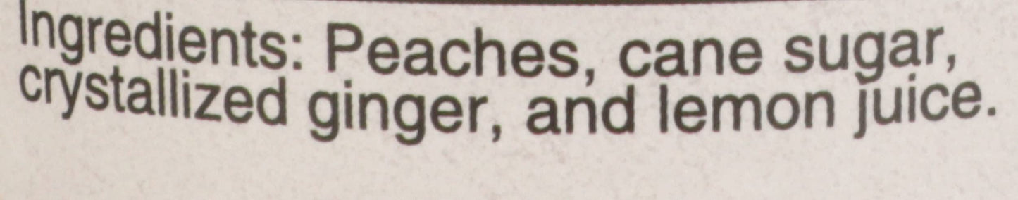 Bonnies Jams, Peach Ginger Jam, 8.75 Ounce