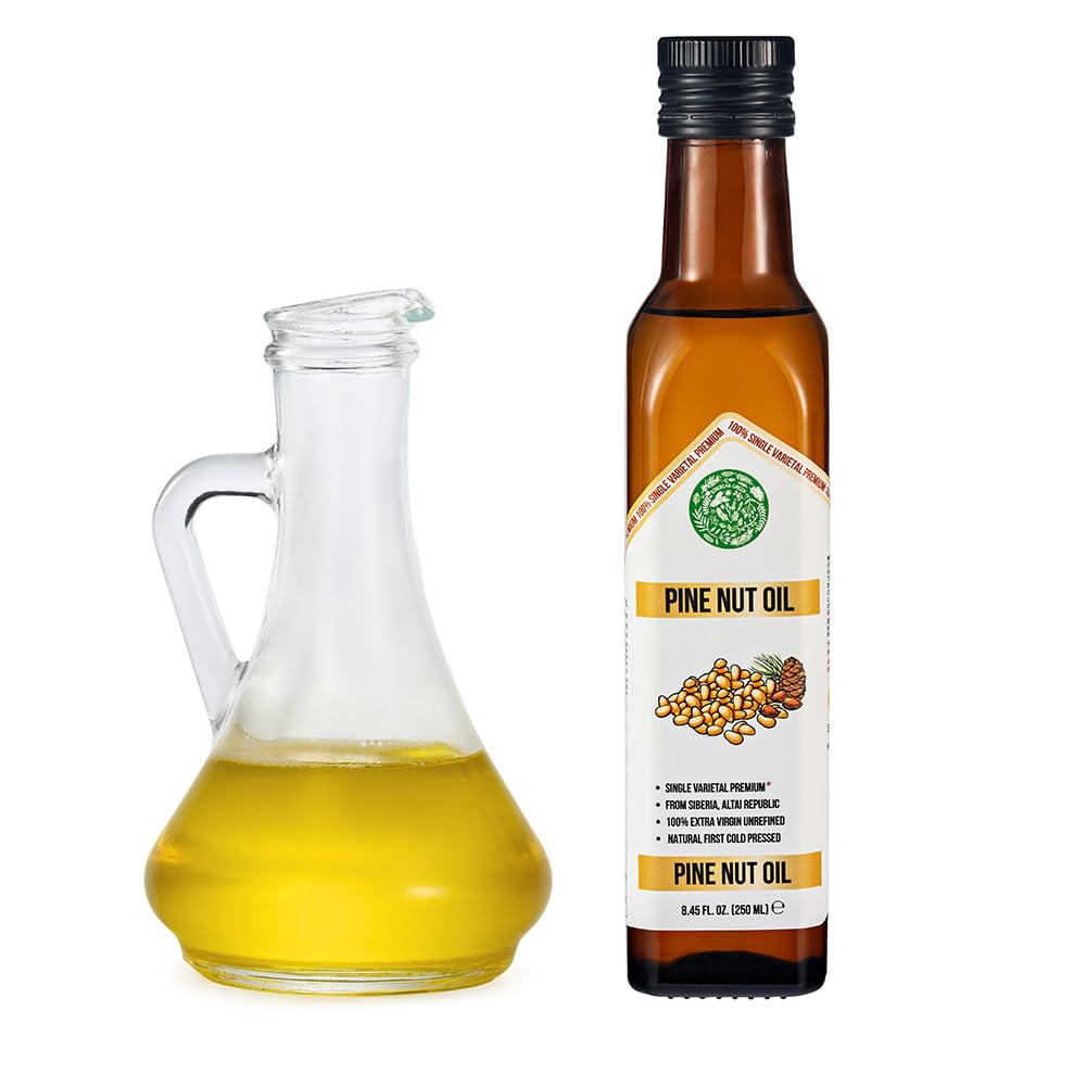 Siberian Green Pine Nut Oil - Extra Virgin Unrefined Cold Pressed - 250ml