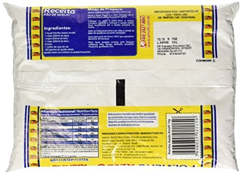 Amafil Sour Manioc Starch 35.2 Oz | Polvilho Azedo 1Kg (Pack Of 04)