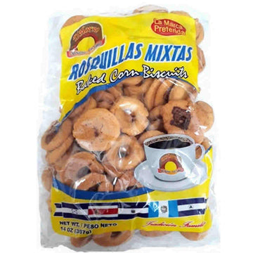 2 Pack Rosquillas De Maiz Y Queso Mixta Con Hojaldras (Viejitas) Baked Corn Biscuits