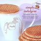 Gluten Free Certified Organic Stroopwafels by Swoffle - Caramel Filled & French Vanilla | (8) Individually Wrapped Waffles, (4)
