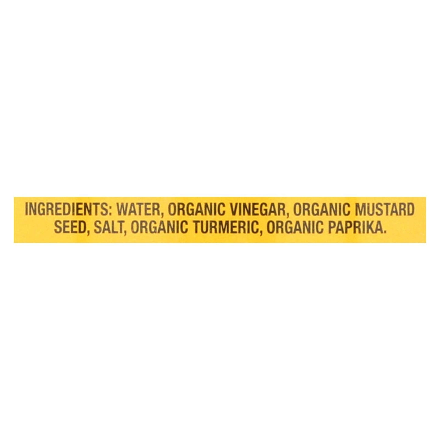 Koops Organic Yellow Mustard (12X12 Oz)