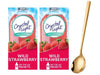 Sukkar Pasha Crystal Light On The Go Drink Mix, Sugar-Free Wild Strawberry, 2 Pack of 10 Pouches, 0.67 Ounce Each