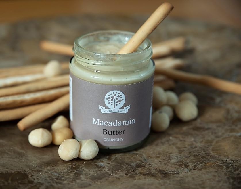 Nutural World - Crunchy Macadamia Nut Butter 6 Oz (170G)