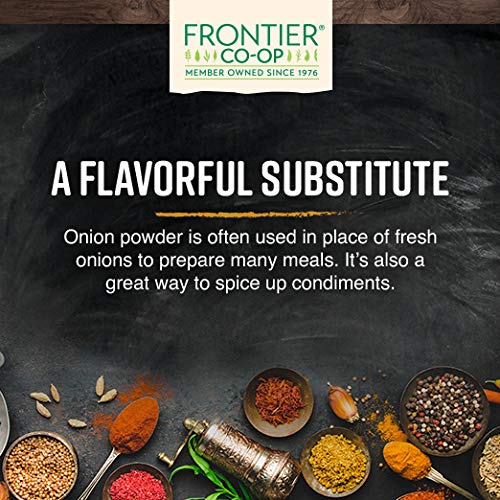 Frontier Co-op Organic White Onion Powder, 6.14 oz, Pack of 1