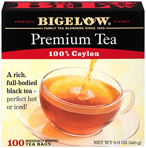 Bigelow Tea Premium Blend Black Tea - 100 Count, Full Caffeine, Case of 10