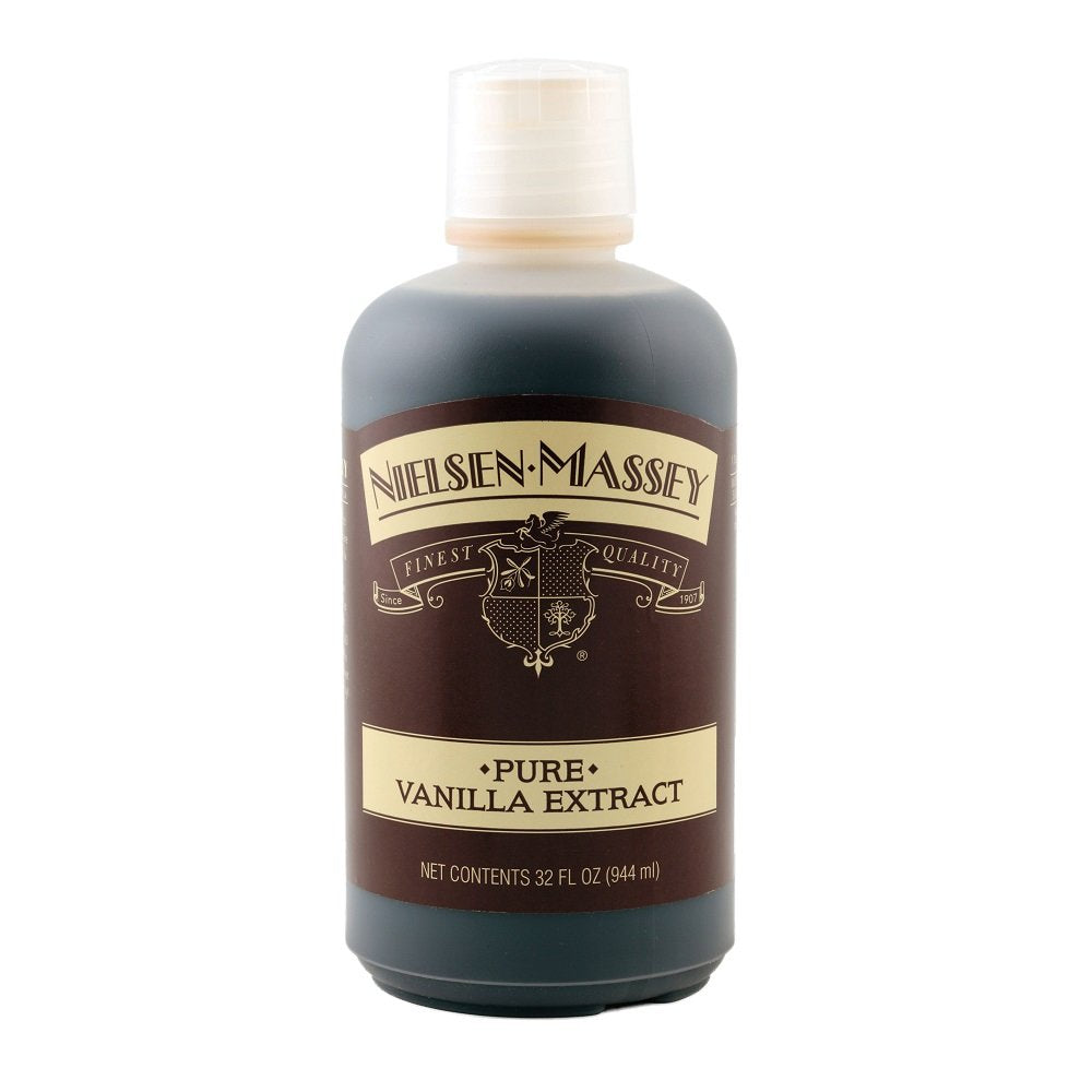 Nielsen-Massey Pure Vanilla Extract For Baking And Cooking, 32 Ounce With Gift Box